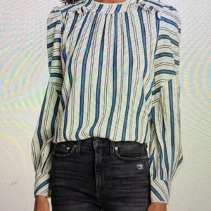 Ba&sh Season Stripe Blouse